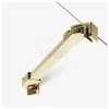 NEW TRENDY Drzwi wnękowe NESTA LIGHT GOLD 1D L 100x200 czyste 6mm Active Shield 2.0 D-0911A