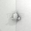 New Trendy - Kabina prysznicowa asymetryczna pojedyncze drzwi NEW MERANA / Linia Gold 80x100  K-0333/K-0334