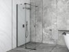 BESCO Kabina ścianka ruchoma Vayo Black 140x200 VYB-140-200C