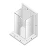 NEW TRENDY Kabina prysznicowa przyścienna drzwi przesuwne SOFTI 130x90x200 EXK-3945