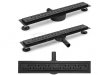 REA - Odpływ liniowy GREEK Black/Czarny 80