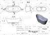 MIRAGGIO Wanna wolnostojąca 180cm FLORIDA MIRASOFT