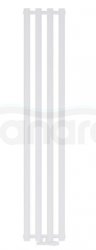 AQUAFORM - Grzejnik łazienkowy ASAMI pionowy 1500X242 312W / przył. dolne 50MM biały  GRŁ-G/A-1500X242-B
