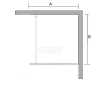 SEA HORSE - Kabina ścianka WALK-IN 90x200 ZŁOTY PROFIL szkło 8mm EASY-IN BKP251T09Z