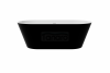 BESCO Wanna wolnostojąca Deeva Matt B&W 170x80 + maskownica odpływu biała #WWA-170DMBW