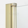 NEW TRENDY Drzwi wnękowe New Soleo Light Gold, pojedyncze, składane prawe 80x195 D-0463A