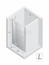 NEW TRENDY DRZWI WNĘKOWE NESTA CHROME, DRZWI POJEDYNCZE 120x200 1L D-0854A