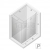 NEW TRENDY Kabina prysznicowa NEW SOLEO PLUS drzwi łamane 100x100x195 K-0380/K-0381