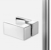 NEW TRENDY Kabina prysznicowa Avexa 90x90x200, pojedyncze drzwi szkło 6mm z powłoką ACTIVE SHIELD EXK-1471/EXK-1472