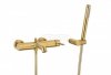 ARMATURA KRAKÓW KFA Bateria wannowa z natryskiem premium MOZA BRUSHED GOLD 5034-520-31