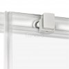 NEW TRENDY Drzwi wnękowe prysznicowe przesuwne podwójne PRIME WHITE 180x200 D-0439A