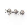 TRES CLASIC Bateria dwuuchwytowa podtynkowa umywalkowa- stal 24215102AC