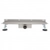 AQUALINE Odpływ liniowy przyścienny 2w1 ze stałym syfonem 120cm LS041200