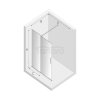 NEW TRENDY Kabina ścianka WALK-IN przesuwna SMART LIGHT GOLD 130X200 EXK-4298