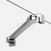 NEW TRENDY Kabina NESTA chrom 1D pięciokątna P 90x90x200 czyste 6mm Active Shield 2.0 K-3688