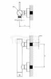  OMNIRES Bateria prysznicowa nikiel Y1240NI