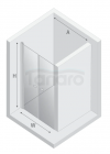 NEW TRENDY DRZWI WNĘKOWE NEW SOLEO Gunmetal BRUSHED 170x195, wahadłowe, podwójne D-0553A