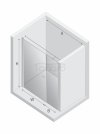 NEW TRENDY Drzwi wnękowe NEW SOLEO LIGHT GOLD PLUS 1D U 130x195 czyste 6mm Active Shield 2.0  wsp. prostopadły D-0985A-WP