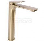 REA - Bateria Umywalkowa MARCO Brush Gold / Złota Szczotkowana Wysoka
