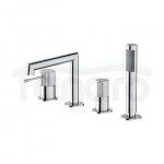 CERSANIT - Bateria nawannowa wielootworowa ZEN by Cersanit chrom  S951-565