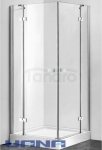 WANA - Kabina prysznicowa kwadratowa drzwi podwójne otwierane FLORES Easy Clean linia PERFECT