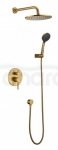 BLUE WATER Zestaw prysznicowy podtynkowy DENVER DEN-ZKP.150 ZŁOTY SZCZOTKOWANY (MAT)