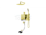 VEDO - Zestaw wannowo-natryskowy podtynkowy II DESSO ORO złoto deszczownica 300mm  VBD4232/30/ZL