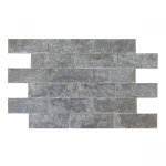 CAPITILE  - Płytka kamienna Black C. Brick - marmur Crystal Black naturalny 30x10x1,5 cm /opakowanie 0,66m2/