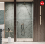 NEW TRENDY Drzwi wnękowe Smart Gunmetal Brushed, drzwi przesuwne 100x200 EXK-7815