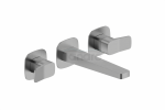 ARMATURA KRAKÓW KFA bateria umywalkowa podtynkowa 3-otworowa MALAGA GUN METAL  4529-821-61