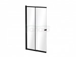 BESCO Parawan nawannowy 2-skrzydłowy Easy Slide BLACK 100x150 PESB-2S