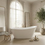 REA Wanna Akrylowa Wolnostojąca Lusso Slim 170