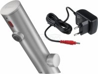 DEANTE Bateria umywalkowa bezdotykowa z regulacją temperatury - 230/6V SENSE stal szczotkowana BQR_F29V
