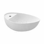 CERSANIT - Umywalka 55x35 cm nieregularna nablatowa MODUO biała K116-155