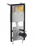 OMNIRES STRONGFRAME stelaż podtynkowy do miski toaletowej + MINIMAL przycisk spłukujący FLUSH SET złoty połysk STFWC1M-RGL