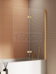 NEW TRENDY Parawan nawannowy New Soleo Gold Brushed, dwuelementowy 110x140 P-0187/P-0188