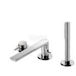 TRES MAX Bateria wannowa jednouchwytowa z montażem na krawędzi wanny-06216103