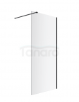EXCELLENT Vidoq walk-in ścianka prysznicowa prosta 100x200 cm, powłoka Clean Control, czarny mat KAEX.1506.1000.LP.BL