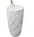 REA - Umywalka Ceramiczna Wolnostojąca ANYA Lava mat