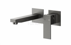 ARMATURA KRAKÓW KFA bateria umywalkowa podtynkowa LOGON GUN METAL GREY 5139-810-61