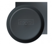 OMNIRES wanna narożna okrągła, 120 x 120 cm OVO M+ black lava mat OVO120WNBLV