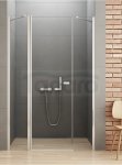 New Trendy - Drzwi prysznicowe pojedyncze uchylne NEW SOLEO PLUS z podwójną ścianką / Linia Gold