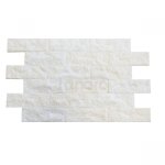 CAPITILE  - Płytka kamienna White C. Brick - marmur Crystal White naturalny 30x7,5x1,5 cm /opakowanie 0,66m2/