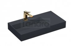 REA - Umywalka konglomeratowa ARCHI 75 CM szary mat