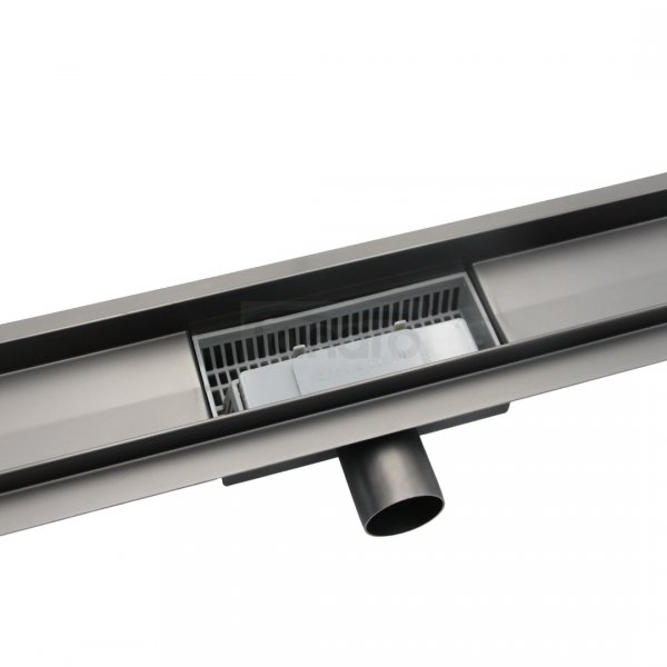 AQUALINE Odpływ liniowy podłogowy 2w1 70cm grafitowy LG04700