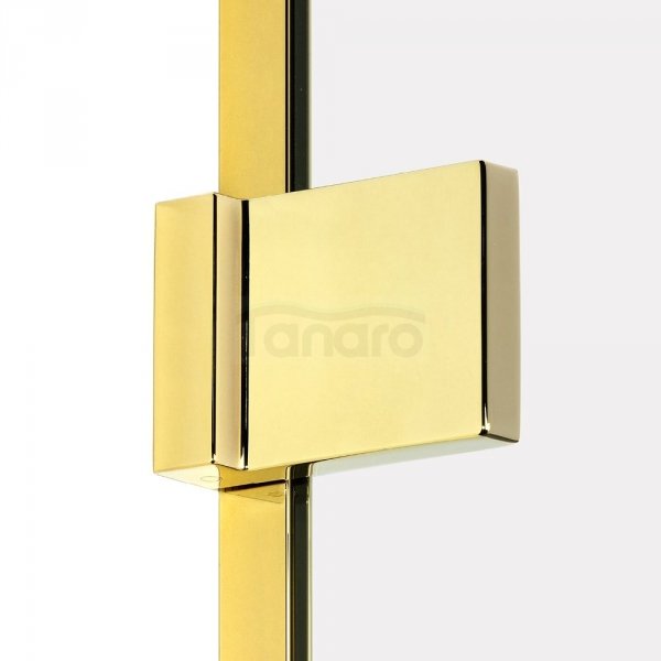 NEW TRENDY Kabina prysznicowa drzwi uchylne AVEXA GOLD SHINE Linia Platinium 80x100x200 EXK-1650/EXK-1651