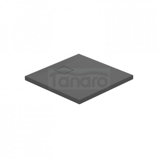 CERSANIT - brodzik kwadratowy TAKO Slim 80 x 4 szary mat + syfon  S932-161