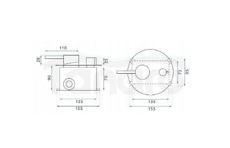 REA - Zestaw natryskowy podtynkowy LUNGO GRIP Miedziany Szczotkowany + BOX