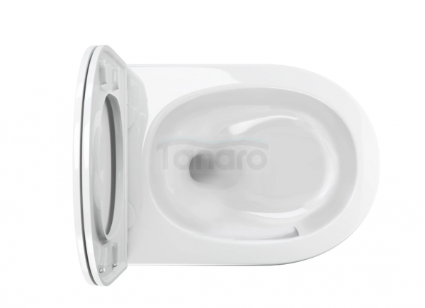 OMNIRES miska toaletowa wisząca SILENT POWER™ z deską wolnoopadającą, 54 x 37 cm OTTAWA COMFORT OTTAWACSPMWBP