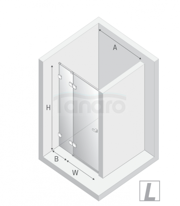 NEW TRENDY Drzwi wnękowe Eventa 120x200, drzwi pojedyncze EXK-4458/EXK-4459